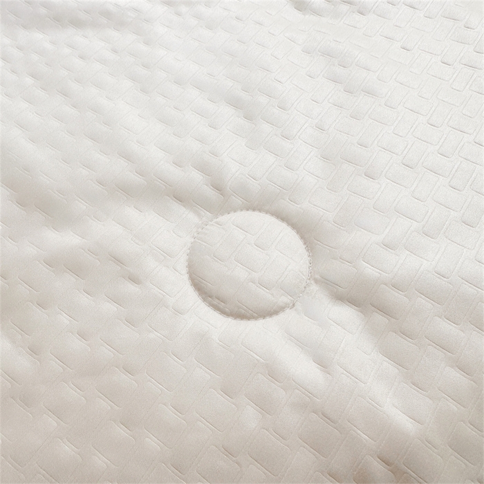 91家纺网 家纺一手货源 找家纺 古吉梦 2024新款水洗真丝提花夏被--迪梦 奶昔白+奶茶