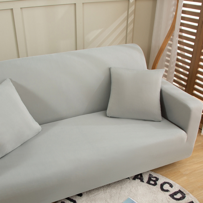 91家纺网 家纺一手货源 找家纺 兴妮雅家纺 2024新款凉感丝沙发套 凉感丝灰色