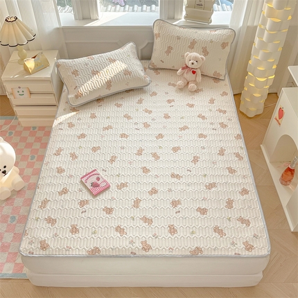 91家纺网 家纺一手货源 找家纺 （总）慕尚家纺 2025新款凉感丝印花乳胶凉席