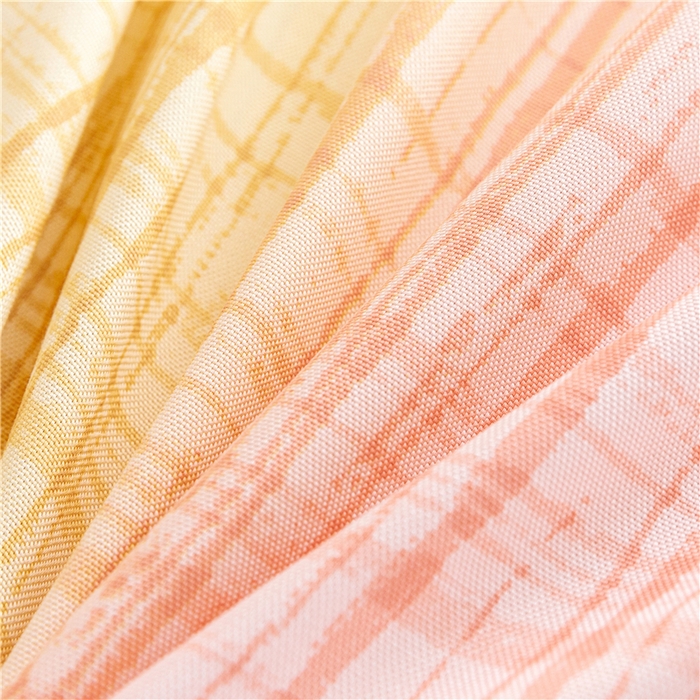 91家纺网 家纺一手货源 找家纺 金泰莱 2025新款印花竹纤维凉席三件套软凉席竹席盖毯子 晴天-桔