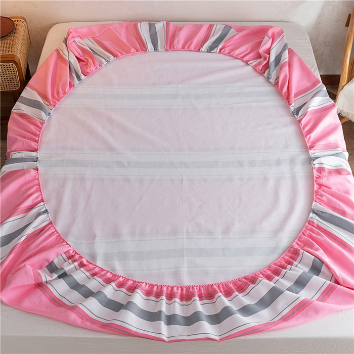 91家纺网 家纺一手货源 找家纺 金泰莱 2025新款全棉老粗布床笠纯棉床笠全棉床笠 巢尔