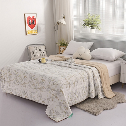 91家纺网 家纺一手货源 找家纺 （总）伊婷人 2024新款锦氨印花凉感丝（小凉皮）