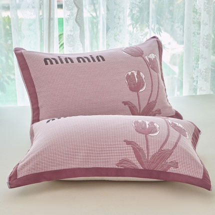 91家纺网 家纺一手货源 找家纺 （总）美宜家家纺 2025新款纯棉优质精梳印花枕巾