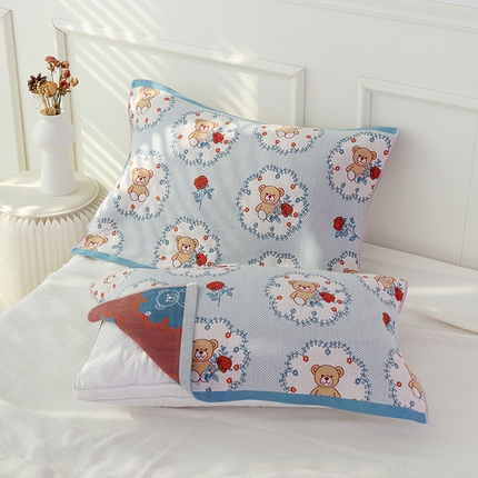 91家纺网 家纺一手货源 找家纺 （总）朴尔毛巾被2024年新品全棉细纱编织纹AB版透气枕巾