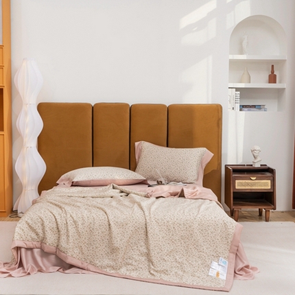 91家纺网 家纺一手货源 找家纺 （总）黛舒家居 2024新款莱赛尔天丝大豆夏被四件套