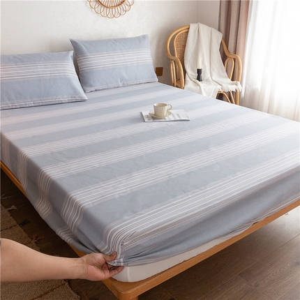 91家纺网 家纺一手货源 找家纺 金泰莱 2025新款全棉老粗布床笠纯棉床笠全棉床笠 宁远