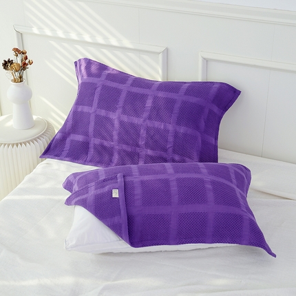 91家纺网 家纺一手货源 找家纺 （总）朴尔毛巾被2024年新品全棉质朴方格风立体华夫格透气纱布枕巾