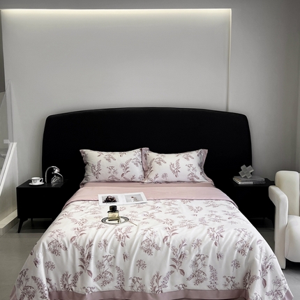 91家纺网 家纺一手货源 找家纺 （总）南通朵美纺织品有限公司 2025新款50支天丝印花夏被四件套