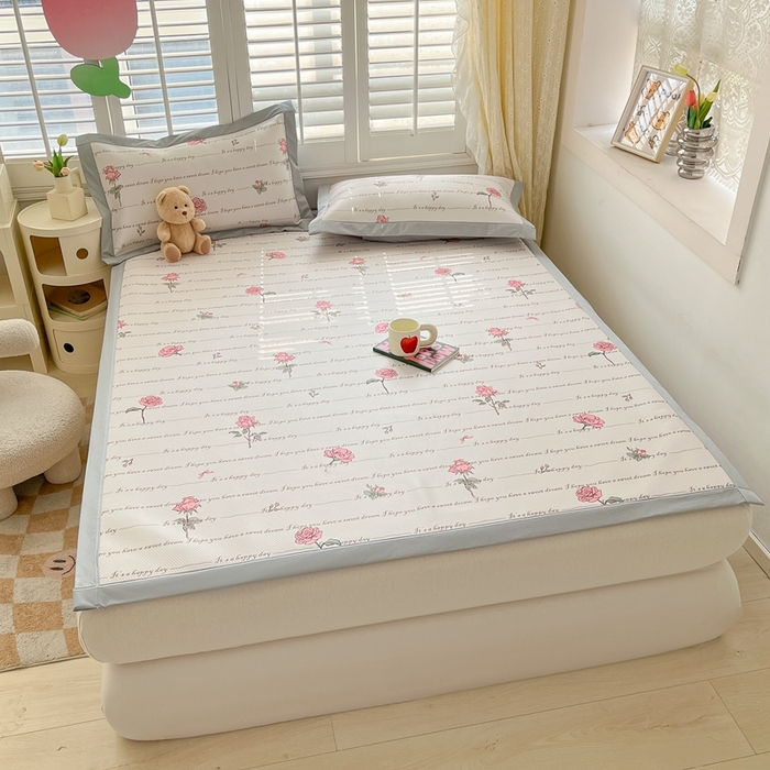 91家纺网 家纺一手货源 找家纺 星座-2025大斜纹复合冰丝凉席 佳吟小晚