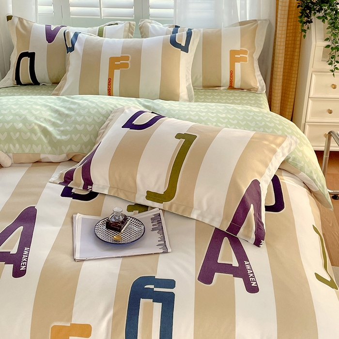 91家纺网 家纺一手货源 找家纺 美宜家 2025新款植物羊绒加厚斜纹磨毛单被套 布莱顿