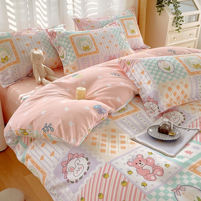 91家纺网 家纺一手货源 找家纺 美宜家 2025新款植物羊绒加厚斜纹磨毛单被套 艾瑞莎