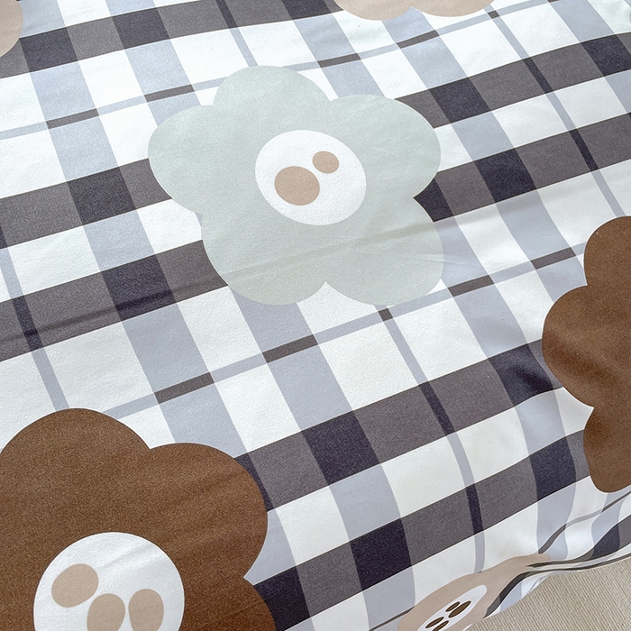 91家纺网 家纺一手货源 找家纺 美宜家 2025新款植物羊绒加厚斜纹磨毛单被套 格致花韵