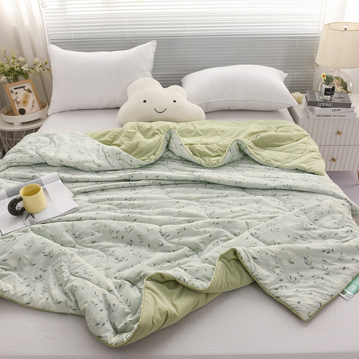 91家纺网 家纺一手货源 找家纺 伊婷人 2024新款锦氨印花凉感丝（小凉皮） 4