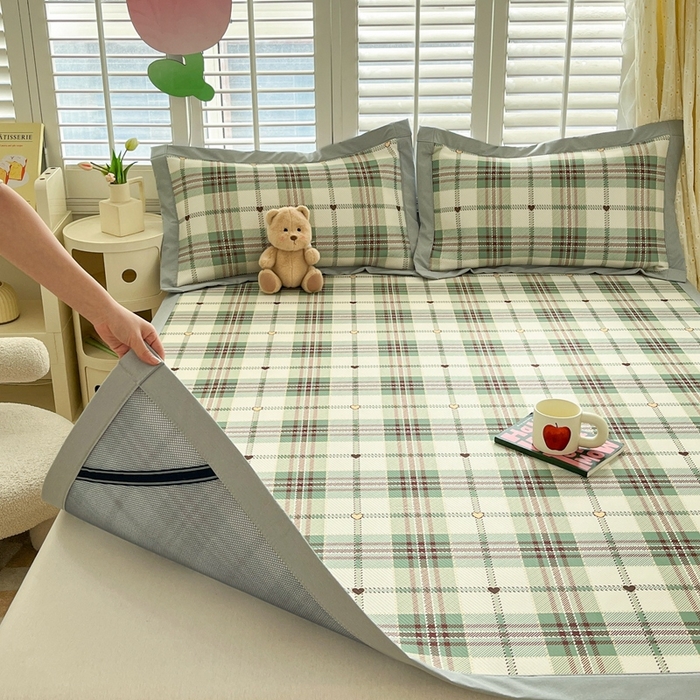 91家纺网 家纺一手货源 找家纺 星座-2025大斜纹复合冰丝凉席 水木年华