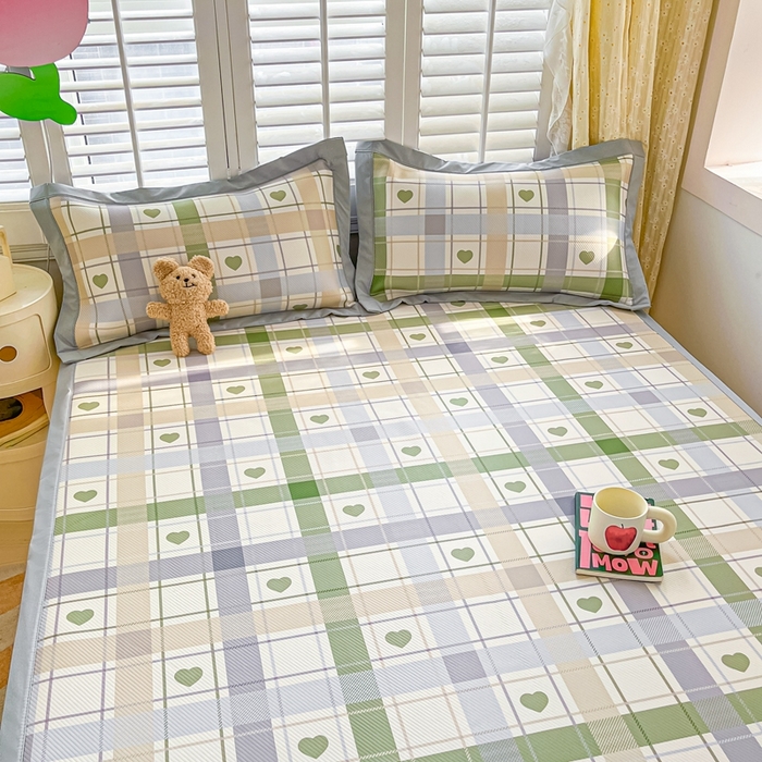 91家纺网 家纺一手货源 找家纺 星座-2025大斜纹复合冰丝凉席 莫妮卡