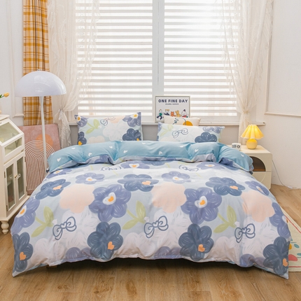 91家纺网 家纺一手货源 找家纺 （总）莎臣豹 2025新款植物羊绒印花四件套