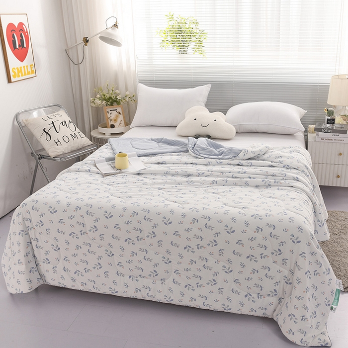 91家纺网 家纺一手货源 找家纺 伊婷人 2024新款锦氨印花凉感丝（小凉皮） 6