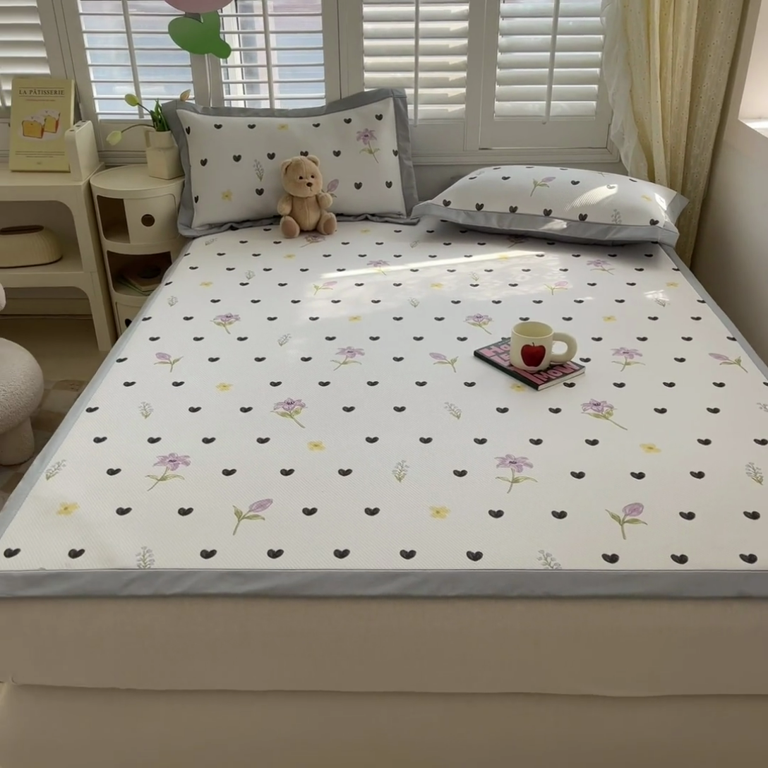 91家纺网 家纺一手货源 找家纺 星座-2025大斜纹复合冰丝凉席 奇妙幻想