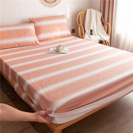 91家纺网 家纺一手货源 找家纺 金泰莱 2025新款全棉老粗布床笠纯棉床笠全棉床笠 西治