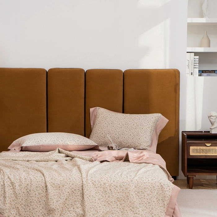 91家纺网 家纺一手货源 找家纺 黛舒家居 2024新款莱赛尔天丝大豆夏被四件套 艾恩