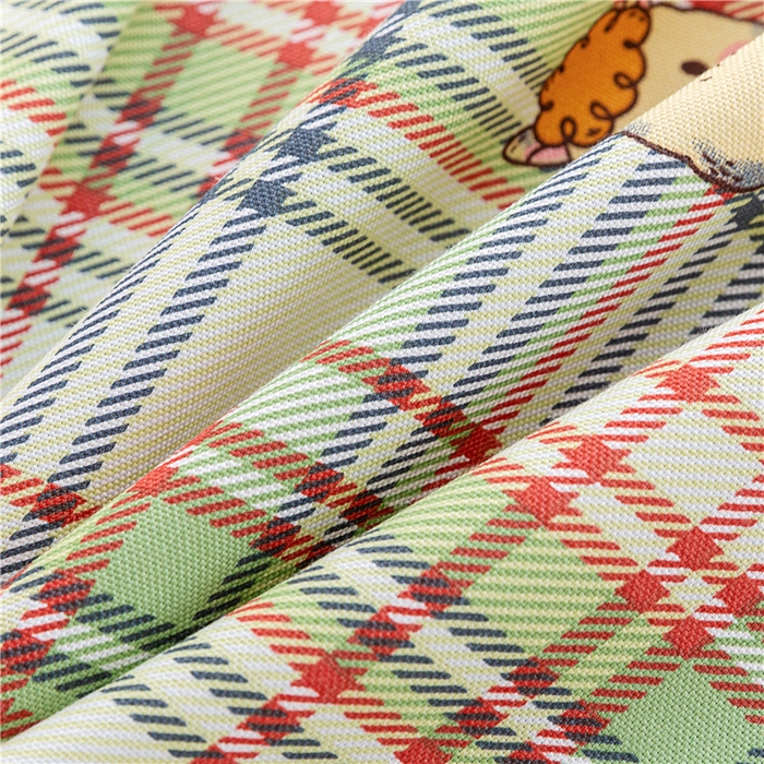 91家纺网 家纺一手货源 找家纺 金泰莱 2025新款印花竹纤维凉席三件套软凉席竹席盖毯子 欢乐羊-绿