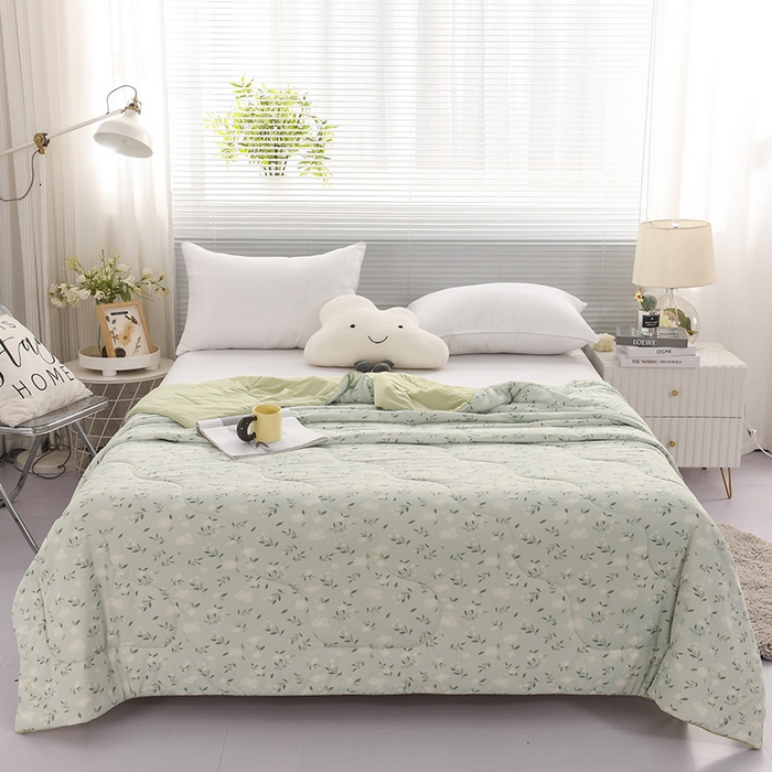 91家纺网 家纺一手货源 找家纺 伊婷人 2024新款锦氨印花凉感丝（小凉皮） 4