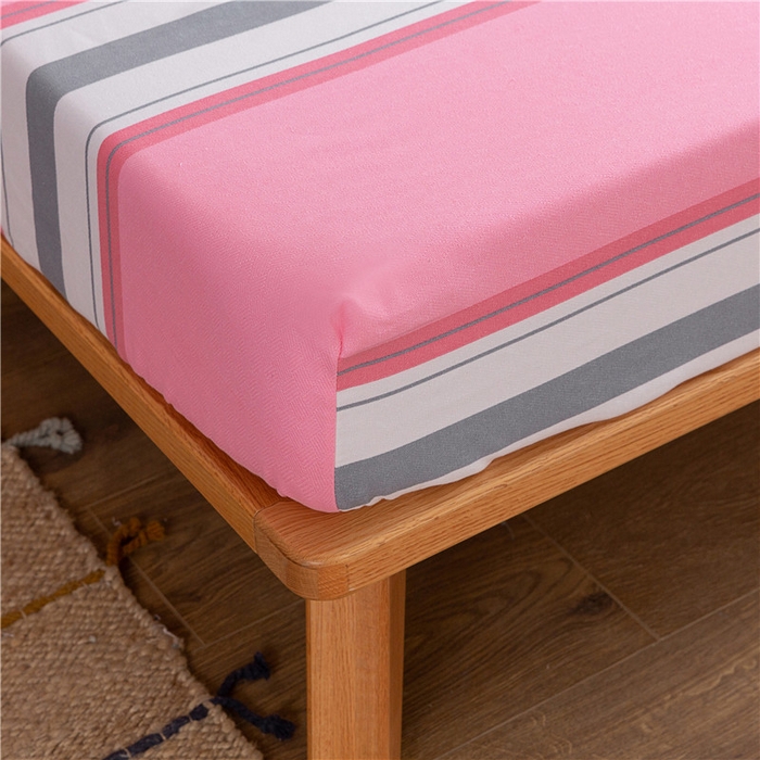 91家纺网 家纺一手货源 找家纺 金泰莱 2025新款全棉老粗布床笠纯棉床笠全棉床笠 巢尔