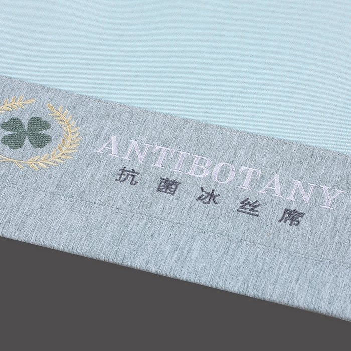 91家纺网 家纺一手货源 找家纺 新月家纺（锦威郎） 2024新款防滑无纺布牛奶冰丝席 羽毛