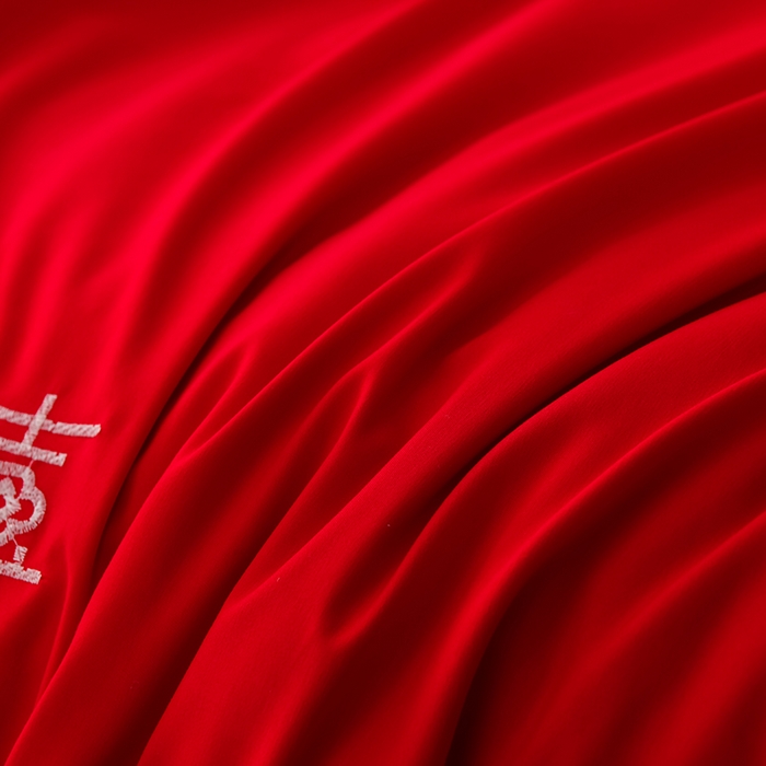 91家纺网 家纺一手货源 找家纺 美伦美 20242024新款全棉婚庆刺绣手工订花被芯冬被春秋冬被夏被 双喜临门