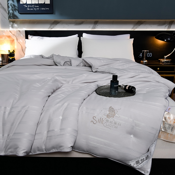 91家纺网 家纺一手货源 找家纺 美伦美 2024新款提花 提花-高雅灰