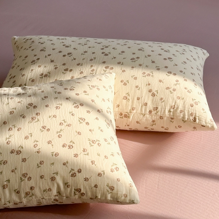 91家纺网 家纺一手货源 找家纺 洋铭区（原狠狠爱）  2024新款皱皱纱四件套 紫花仙子