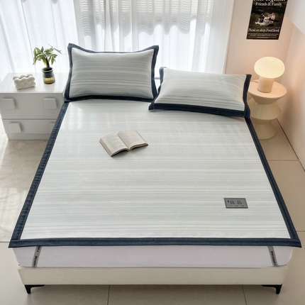 91家纺网 家纺一手货源 找家纺 （总）全季家居2024新款5A抗菌防螨仿草席冰藤席