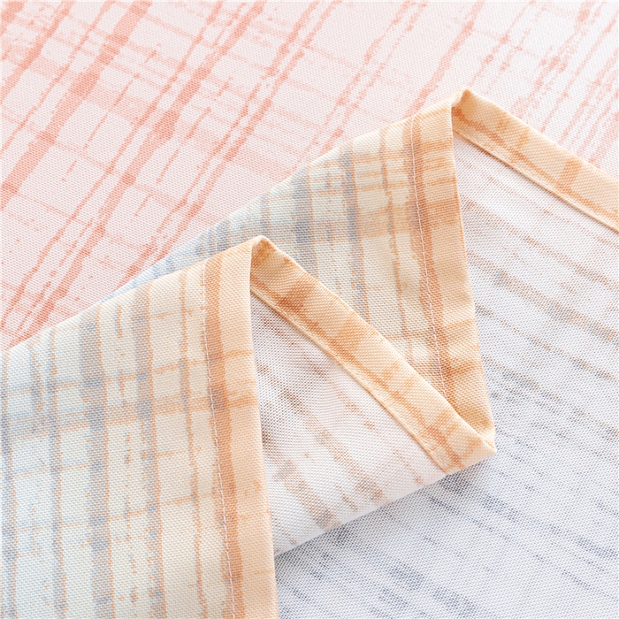 91家纺网 家纺一手货源 找家纺 金泰莱 2025新款印花竹纤维凉席三件套软凉席竹席盖毯子 晴天-桔