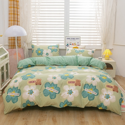 91家纺网 家纺一手货源 找家纺 （总）莎臣豹 2025新款植物羊绒印花四件套