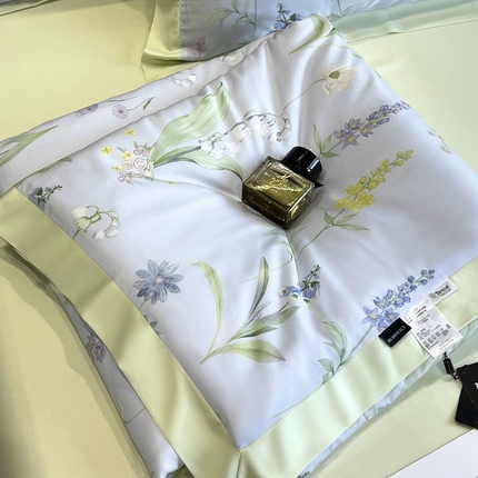 91家纺网 家纺一手货源 找家纺 南通朵美纺织品有限公司 2024新款50支天丝印花单夏被 花之韵