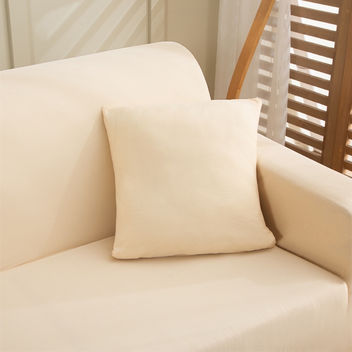 91家纺网 家纺一手货源 找家纺 兴妮雅家纺 2024新款凉感丝沙发套 凉感丝米色