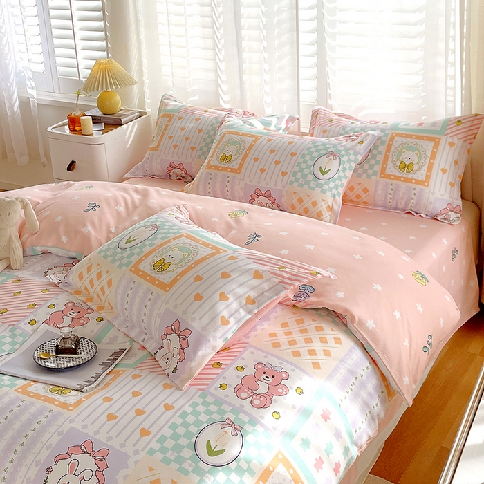 91家纺网 家纺一手货源 找家纺 美宜家 2025新款植物羊绒加厚斜纹磨毛单被套 艾瑞莎