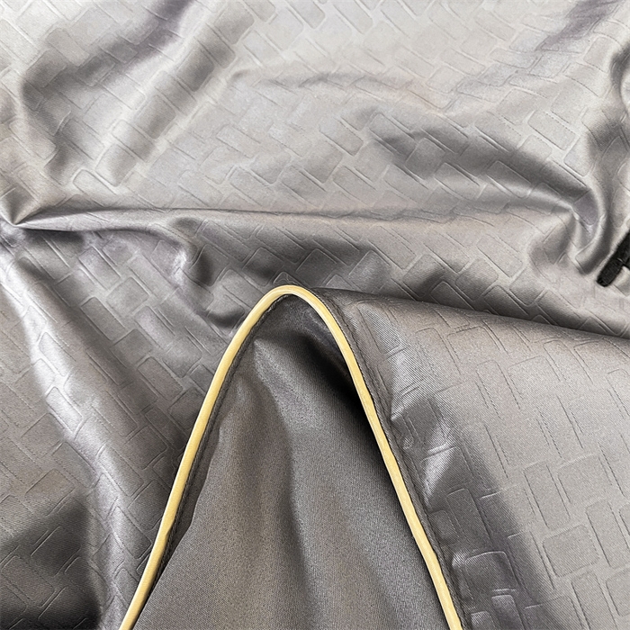 91家纺网 家纺一手货源 找家纺 古吉梦 2024新款水洗真丝提花夏被-熊猫 高级灰