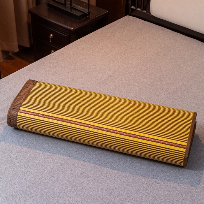 91家纺网 家纺一手货源 找家纺 （总）新月家纺（锦威郎） 2024新款金砖木纹席