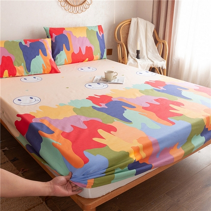 91家纺网 家纺一手货源 找家纺 （总）金泰莱 2025新款全棉老粗布床笠纯棉床笠全棉床笠