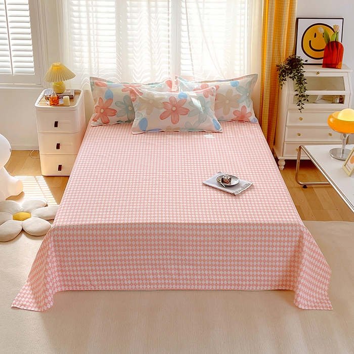 91家纺网 家纺一手货源 找家纺 美宜家 2025新款植物羊绒加厚斜纹磨毛单被套 花束之美