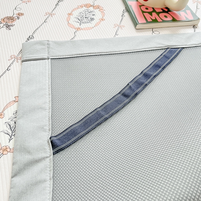 91家纺网 家纺一手货源 找家纺 星座-2025大斜纹复合冰丝凉席 兰菲妮