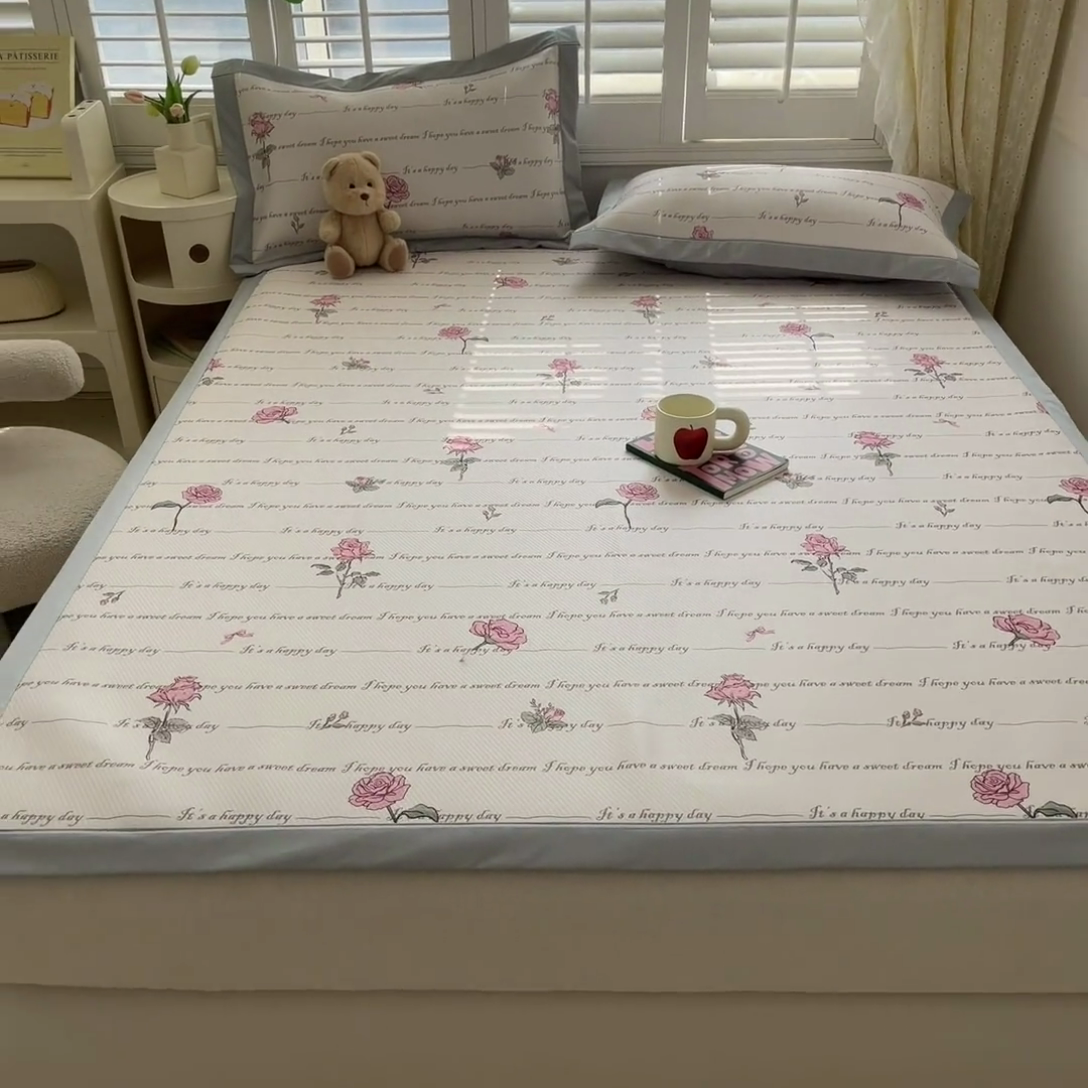 91家纺网 家纺一手货源 找家纺 星座-2025大斜纹复合冰丝凉席 佳吟小晚