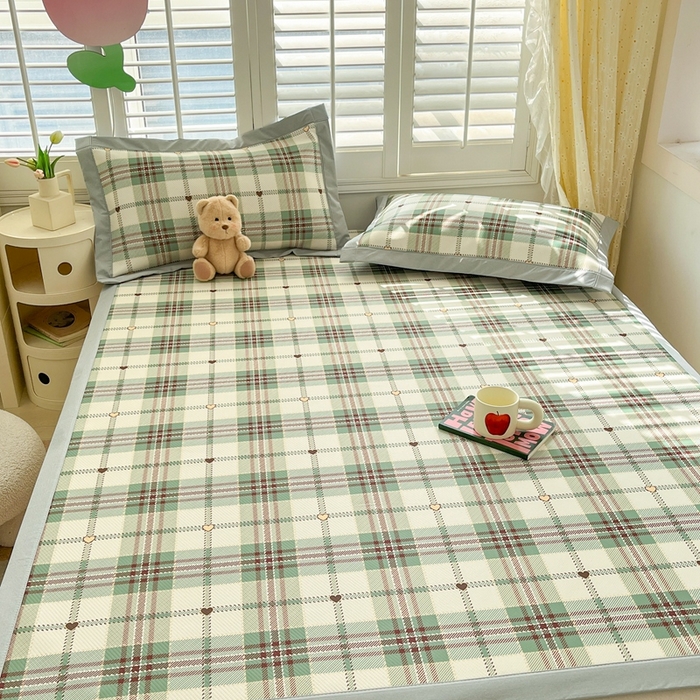 91家纺网 家纺一手货源 找家纺 星座-2025大斜纹复合冰丝凉席 水木年华