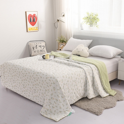 91家纺网 家纺一手货源 找家纺 （总）伊婷人 2024新款锦氨印花凉感丝（小凉皮）