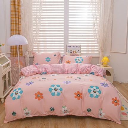 91家纺网 家纺一手货源 找家纺 （总）莎臣豹 2025新款植物羊绒印花四件套