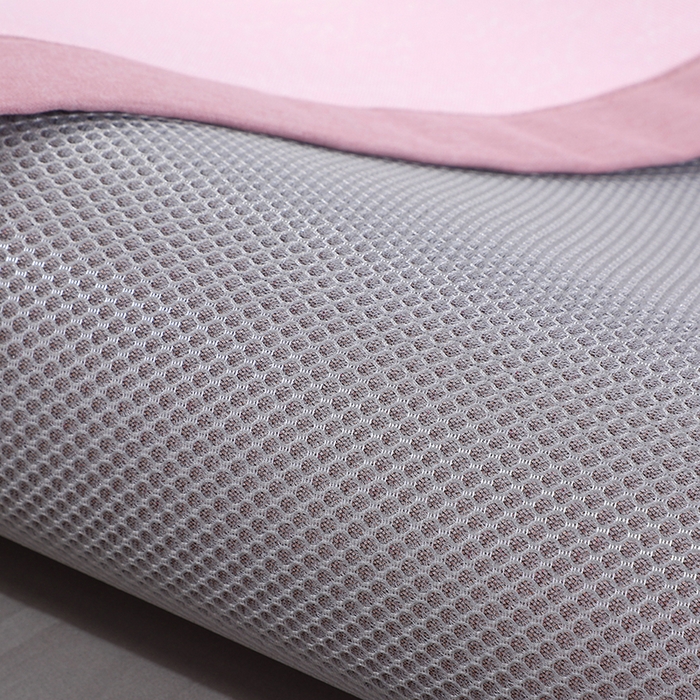 91家纺网 家纺一手货源 找家纺 新月家纺（锦威郎） 2024新款防滑无纺布牛奶冰丝席 四叶草