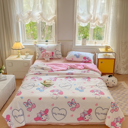 91家纺网 家纺一手货源 找家纺 （总）梵克保罗 2024新款三丽欧卡通印花夏被系列