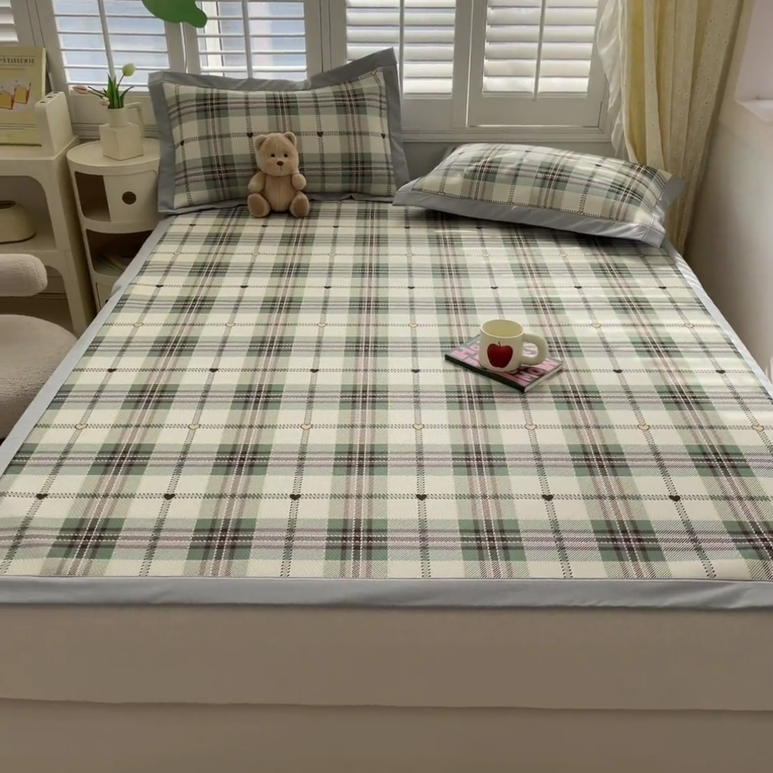 91家纺网 家纺一手货源 找家纺 星座-2025大斜纹复合冰丝凉席 水木年华