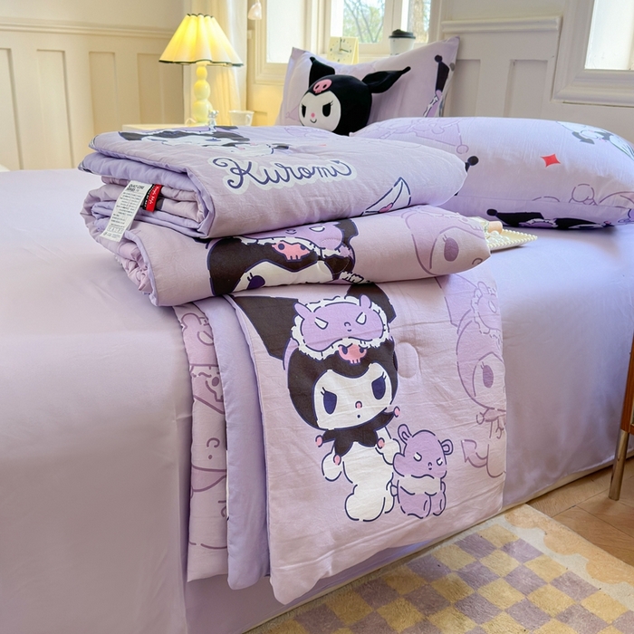 91家纺网 家纺一手货源 找家纺 （总）梵克保罗 2024新款三丽欧卡通印花夏被系列